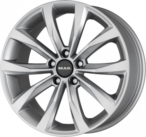 Llanta MAK WOLF SILVER 6,5 X 16" (5X100) ET42 SILVER
