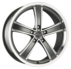 Llanta MATRIX CHRONO 9.5x19 (5x120) ET35 ANTRACITA / PULIDO