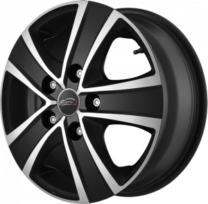 Llanta MATRIX FUOCO 5 VAN+ ICE BLACK 6,5 X 15" (5X118) ET65 MATT BLACK/ICE FACE