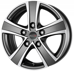 Llanta MATRIX FUOCO 5 VAN ICE 6.5 x 15" (5x130) ET50 ANTRACITA MATE / PULIDO