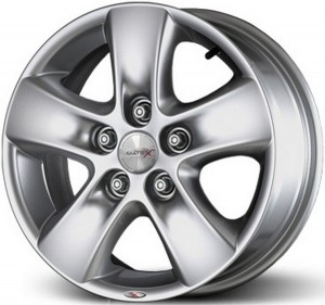 Llanta MATRIX HD! 6.5 x 16" (5x112) ET45 PLATA BRILLANTE