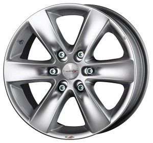 Llanta MATRIX SIERRA 7.0 x 16" (6x139.7) ET15 PLATA BRILLANTE