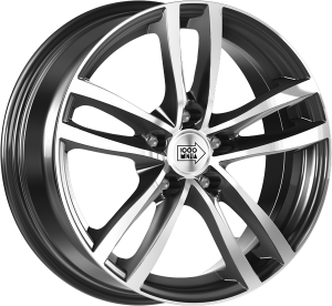 Llanta MILLE MIGLIA MM020 AP 7 X 16" (5X120) ET31 ANTHRACITE POLISHED