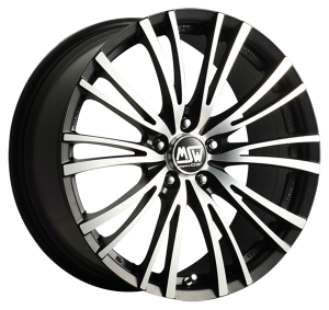 Llanta MSW 20-5 8.0 x19" (5x120) ET34 NEGRO MATE / PULIDO