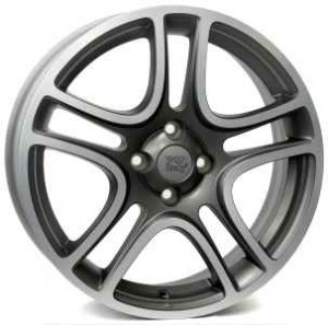 Llanta WSP Italy W160 / ERATO 6 X 16" (4X100) ET45 ANTRACITA MATE PULIDO