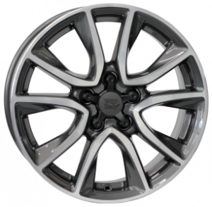 Llanta WSP Italy W2411/ GERDA CR-Z 6,5 X 17" (5X114,3) ET45 ANTRACITA PULIDO