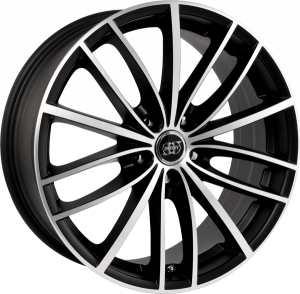 Llanta INFINY RIDER /MBP 7 X 16" (5X114,3) ET42 SATIN BLACK MACHINED FACE