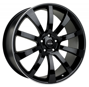 Llanta RIVA RIVA BLACK 9.0 x 20" (5 x 130) ET 48 BRILLIANT BLACK/MACHINED LIP