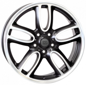 Llanta WSP Italy W1654/ AMSTEL 7,5 X 19" (5X120) ET52 NEGRO MATE PULIDO