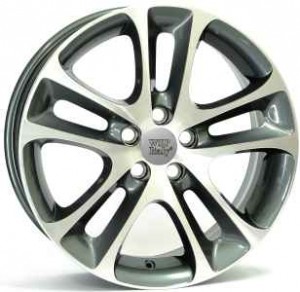 Llanta WSP Italy W1255/ C30 NIGHT 7,5 X 18" (5X108) ET52,5 ANTRACITA PULIDO