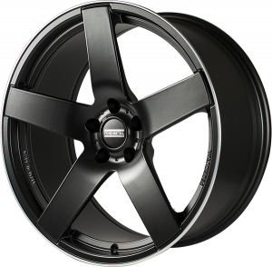 Llanta FONDMETAL STC-02 /MBPL 11 X 20" (5X130) ET52 MATT BLACK MACHINED LIP