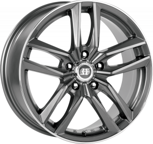 Llanta INFINY TORX /APL 6 X 14" (4X98) ET35 TITANIUM MACHINED LIP