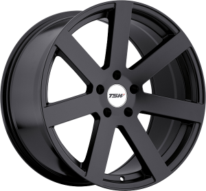 Llanta TSW BARDO BLACK 8,5 X 20" (5X112) ET35 MATTE BLACK