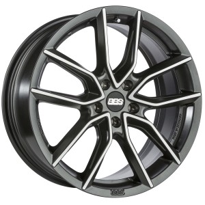 Llanta BBS XA 8,5 X 18" (5X112) ET35 night fever black diamond cut