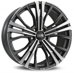 Llanta OZ Racing CORTINA 9,5 X 20" (5X120) ET40 MATT DARK GRAPHITE DIAMOND CUT