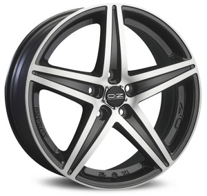 Llanta OZ Racing ENERGY 7,5 X 16" (5X112) ET48 MATT BLACK DIAMOND CUT