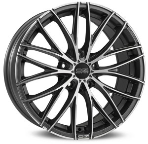 Llanta OZ Racing ITALIA 150 8 X 19" (5X108) ET45 MATT DARK GRAPHITE DIAMOND CUT