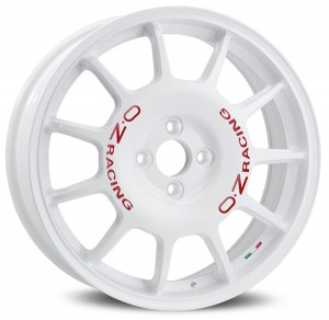 Llanta OZ Racing LEGGENDA 7 X 17" (4X108) ET42 WHITE RED LETTERING