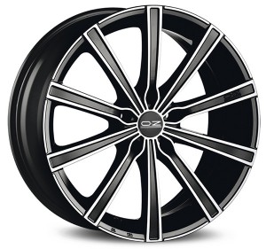 Llanta OZ Racing LOUNGE 10 7 X 16" (5X100) ET35 MATT BLACK DIAMOND CUT