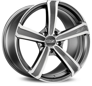 Llanta OZ Racing MONTECARLO HLT 9,5 X 22" (5X112) ET33 MATT DARK GRAPHITE DIAMOND CUT