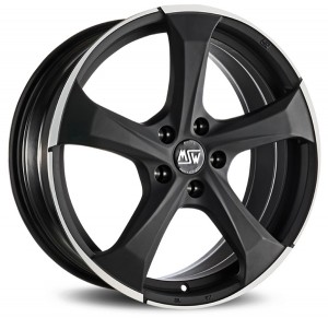 Llanta MSW MSW 47 7,5 X 17" (5X105) ET40 MATT DARK TITANIUM FULL POLISHED