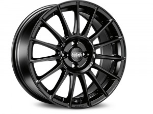 Llanta OZ Racing SUPERTURISMO LM 9 X 21" (5X112) ET37 MATT BLACK SILVER LETTERING