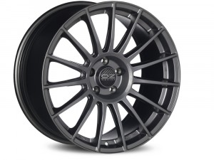 Llanta OZ Racing SUPERTURISMO LM 10,5 X 21" (5X112) ET28 MATT GRAPHITE SILVER LETTERING