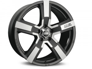 Llanta OZ Racing VERSILIA 9,5 X 20" (5X120) ET52 MATT BLACK DIAMOND CUT