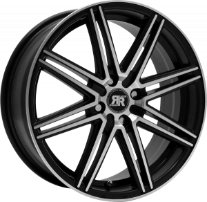 Llanta RACER CROSS /BP 6,5 X 15" (4X100) ET35 BLACK MACHINED FACE