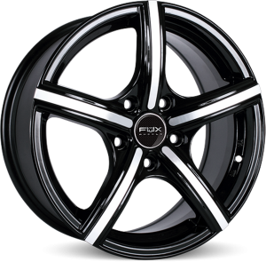 Llanta FOX FX006 MIRROR 5,5 X 14" (4X100) ET38 BRILLIANT BLACK/DIAMOND FACE