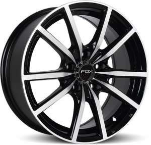 Llanta FOX FX10 MIRROR 7,5 X 17" (5X100) ET35 BRILLIANT BLACK/DIAMOND FACE