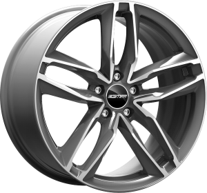 Llanta GMP ATOM /AP 8 X 18" (5X112) ET35 ANTHRACITE DIAMOND