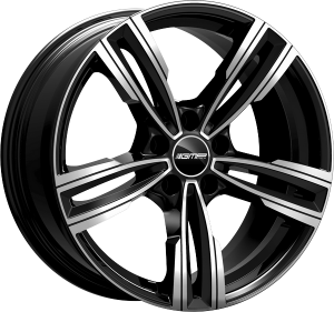 Llanta GMP REVEN /BP 7,5 X 17" (5X120) ET34 BLACK DIAMOND