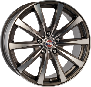 Llanta GULF GT6 /AP 6 X 14" (4X98) ET35 GUN METAL MACHINED FACE