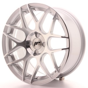 Llanta JAPAN RACING JR18 8 X 17" (4XMULTI) ET35 Silver Machined Face