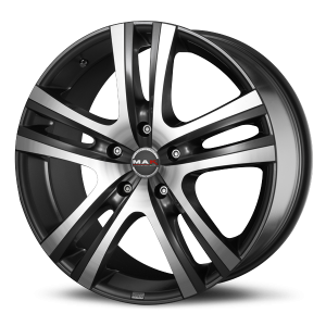 Llanta MAK ARIA MIRROR 6.50 x 16" (5x130) ET60 ANTRACITA / PULIDO