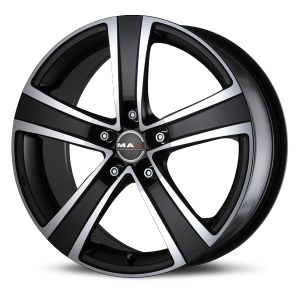 Llanta MAK F5 ICE 6.5 x 15" (4x108) ET15 ANTRACITA / PULIDO MATE