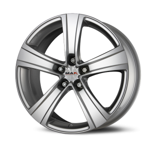 Llanta MAK F5 SILVER 6.5 x 15" (5x110) ET35 PLATA BRILLANTE