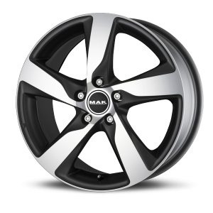 Llanta MAK GOTHENBURG ICE 7.0 x 16" (5x108) ET50 ANTRACITA MATE / PULIDO