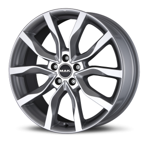 Llanta MAK KOLN SILVER 6,5 X 16" (5X100) ET40 SILVER