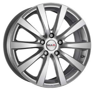 Llanta MAK IGUAN SILVER 8.0 x 18" (5 x 112) ET 42 HYPER SILVER