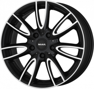 Llanta MAK JACKIE ICE 5,5 X 15" (4X100) ET45 MATT BLACK/ICE FACE