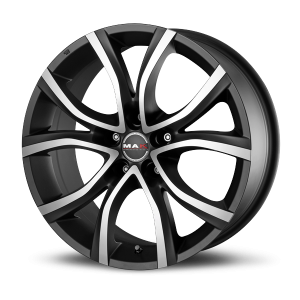 Llanta MAK NITRO 5 ICE 7.00 x 16" (5x114.3) ET50 ANTRACITA MATE / PULIDO