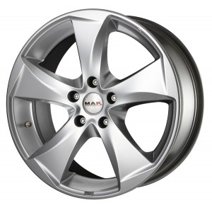 Llanta MAK RAPTOR 5 SILVER 8.5 x 19" (5x108) ET45 PLATA BRILLANTE