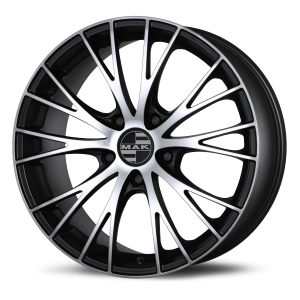 Llanta MAK RENNEN ICE 10 X 21" (5X112) ET19 MATT BLACK/ICE FACE