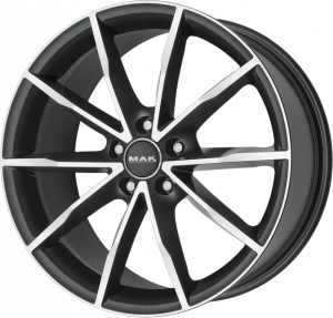 Llanta MAK RINGE MIRROR 7 X 17" (5X100) ET38 GUN METALLIC/MIRROR FACE