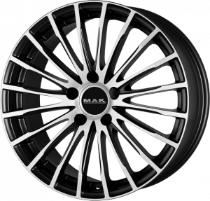Llanta MAK STARLIGHT ICE 7,5 X 17" (5X112) ET30 MATT BLACK/ICE FACE