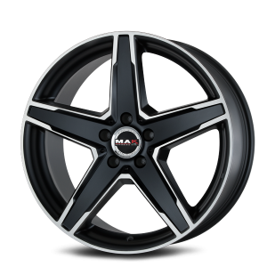 Llanta MAK STERN ICE 7 X 16" (5X112) ET45 MATT BLACK/ICE FACE