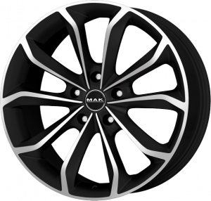 Llanta MAK XENON ICE 10,5 X 20" (5X120) ET35 MATT BLACK/ICE FACE