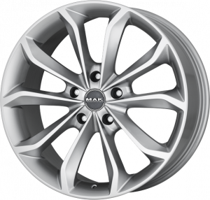 Llanta MAK XENON SILVER 8 X 18" (5X108) ET45 HYPER SILVER